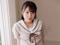 無修正個人撮影作品「儚げな美小女の未来ちゃんに首しめ、駅弁、中出しと、大人の性欲をぶつけてみた結果、小さなアソコから精子がたらり」 朝霧いのり